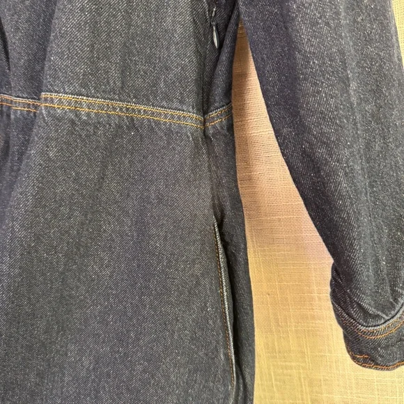 Hobbs London Lulu Long Sleeve Blue Denim Dress Size 14 - Picture 5 of 9
